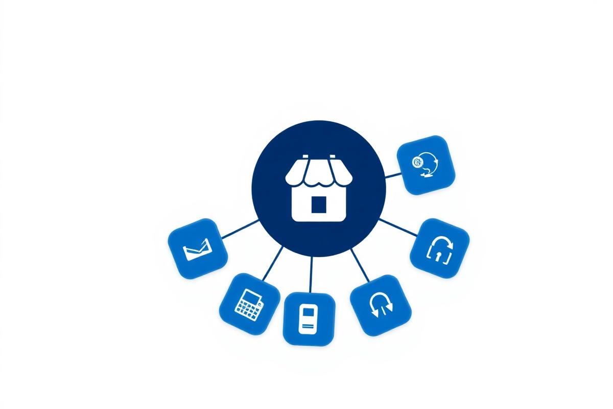 Merchant connected to payment providers through slikair